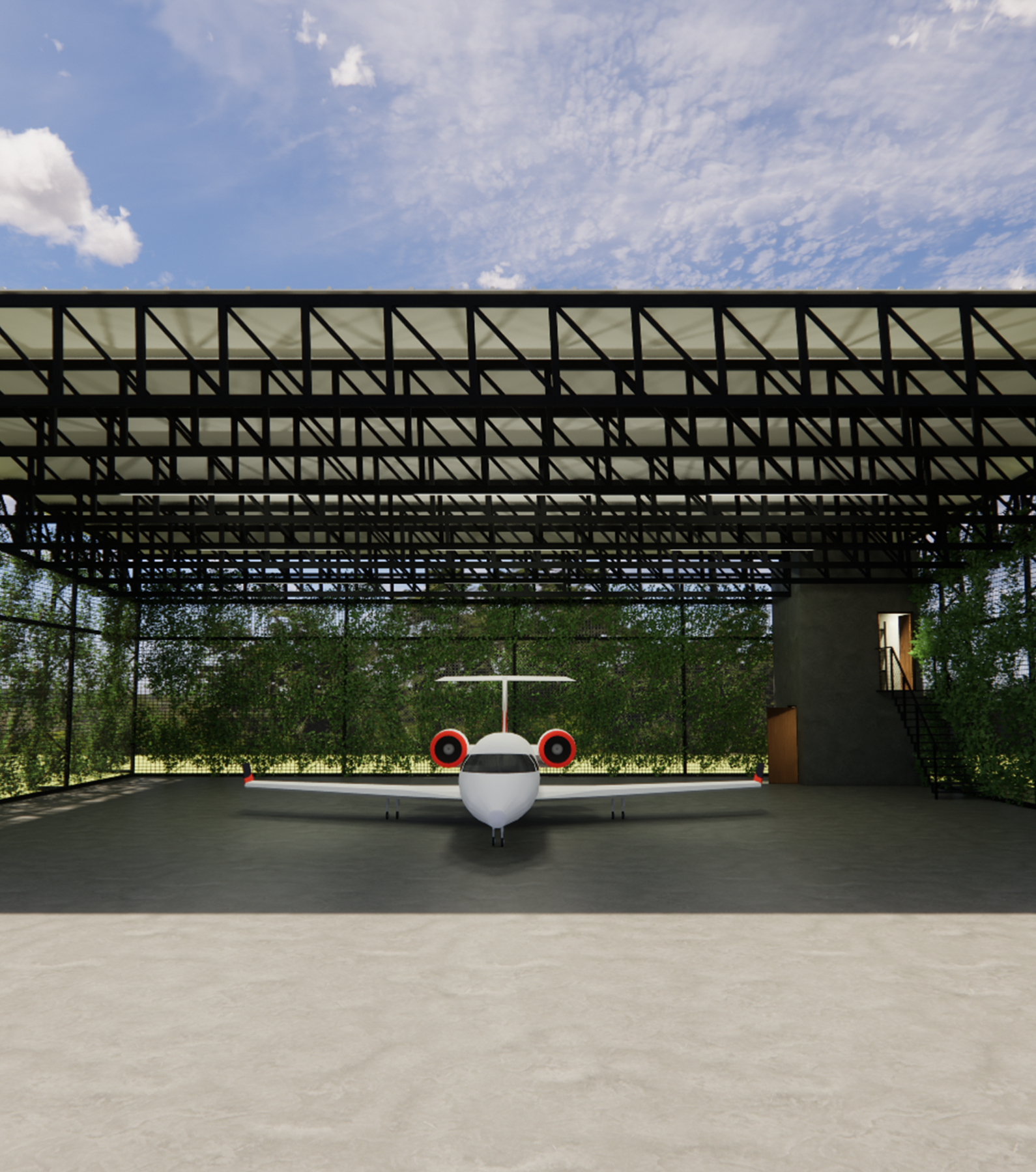 Projeto Hangar realizado para M. em Paranã - TO