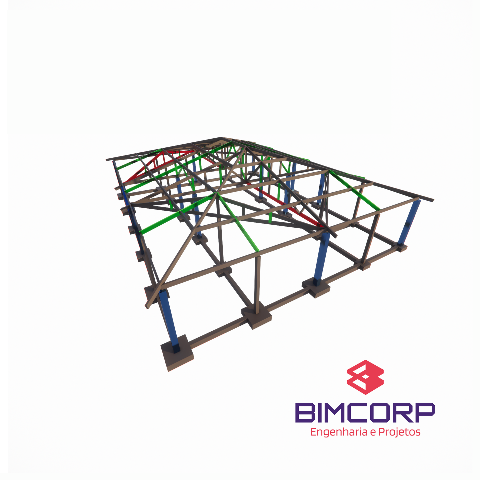 Projeto Residencial E.A. realizado para E.A. em BALDIM - MG